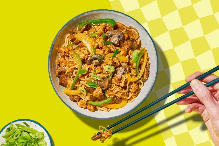 Teriyaki Tempeh Stir-Fry