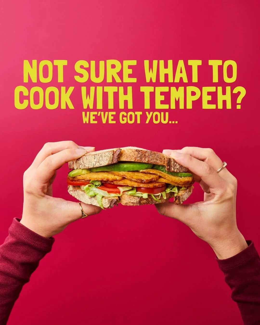 Hast du genug von Hähnchen? Wische weiter für 4 einfache Tempeh-Gerichte, die deine Wochenmitte für immer verändern werden

Teriyaki-Pfanne – besser als beim Lieferservice
Rauchiges Sandwich – das BLT-Upgrade, von dem du nicht wusstest, dass du es brauchst
Mediterrane Pasta – für das Urlaubsgefühl