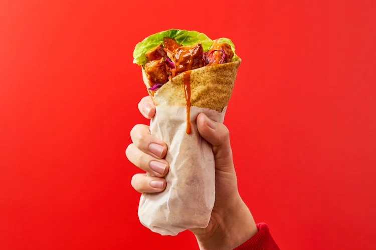 Peri Peri Wrap with Crunchy Slaw
