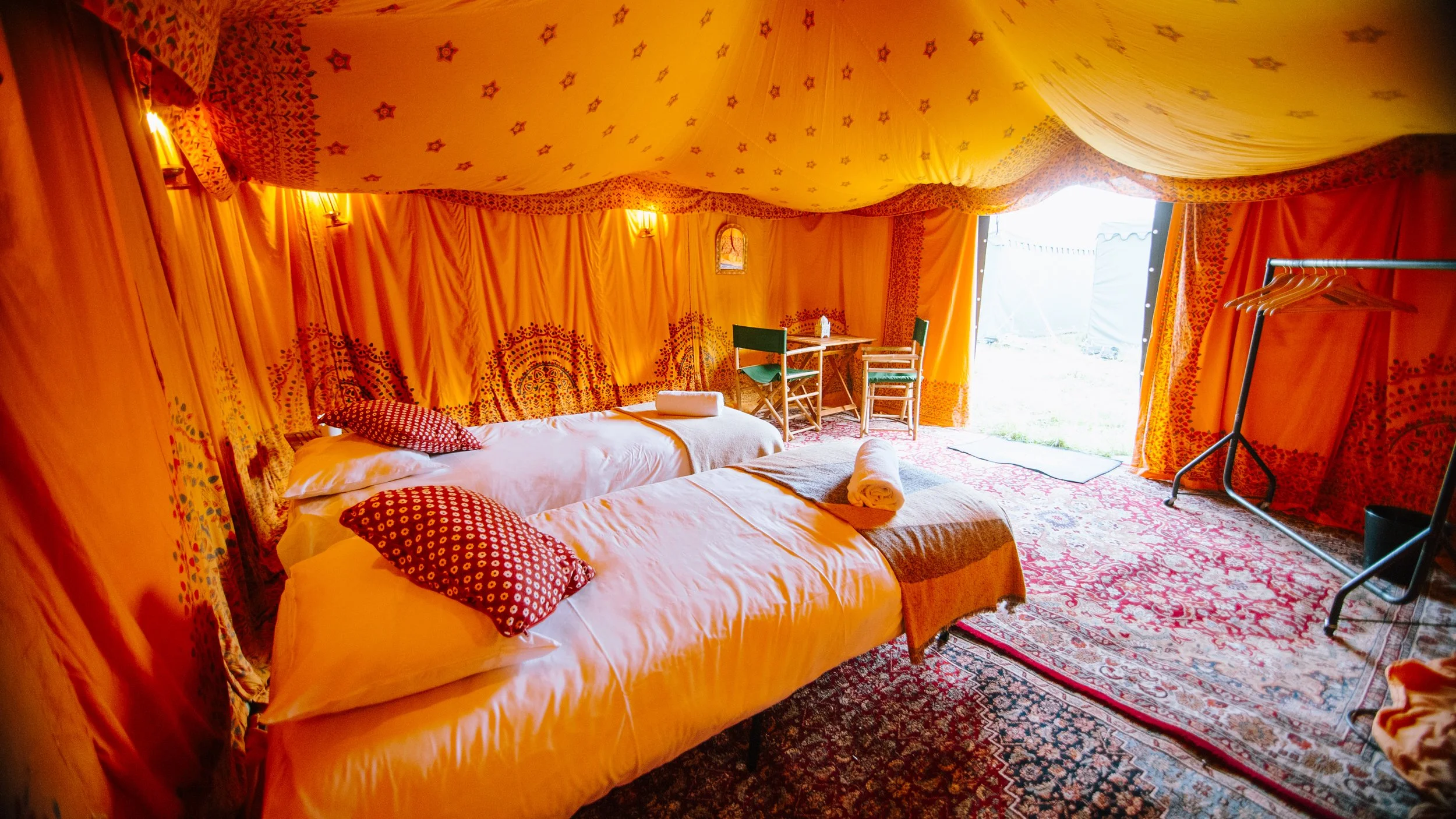 luxury orrocan bedouin tent at silverstone f1