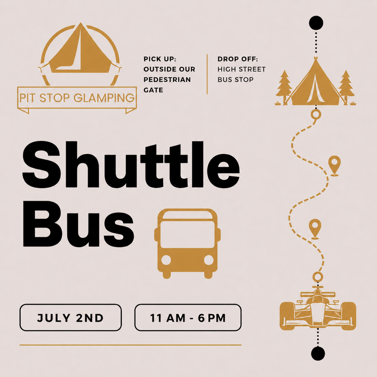 Thursday Circuit Shuttle Bus – Return Journey