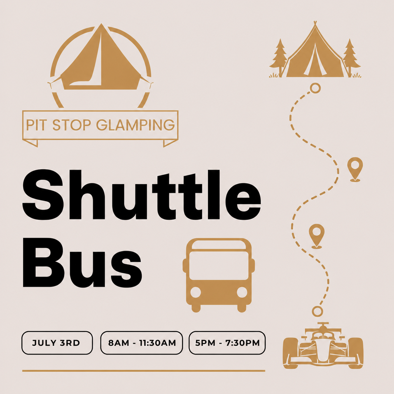 Friday Shuttle Bus for Silverstone F1