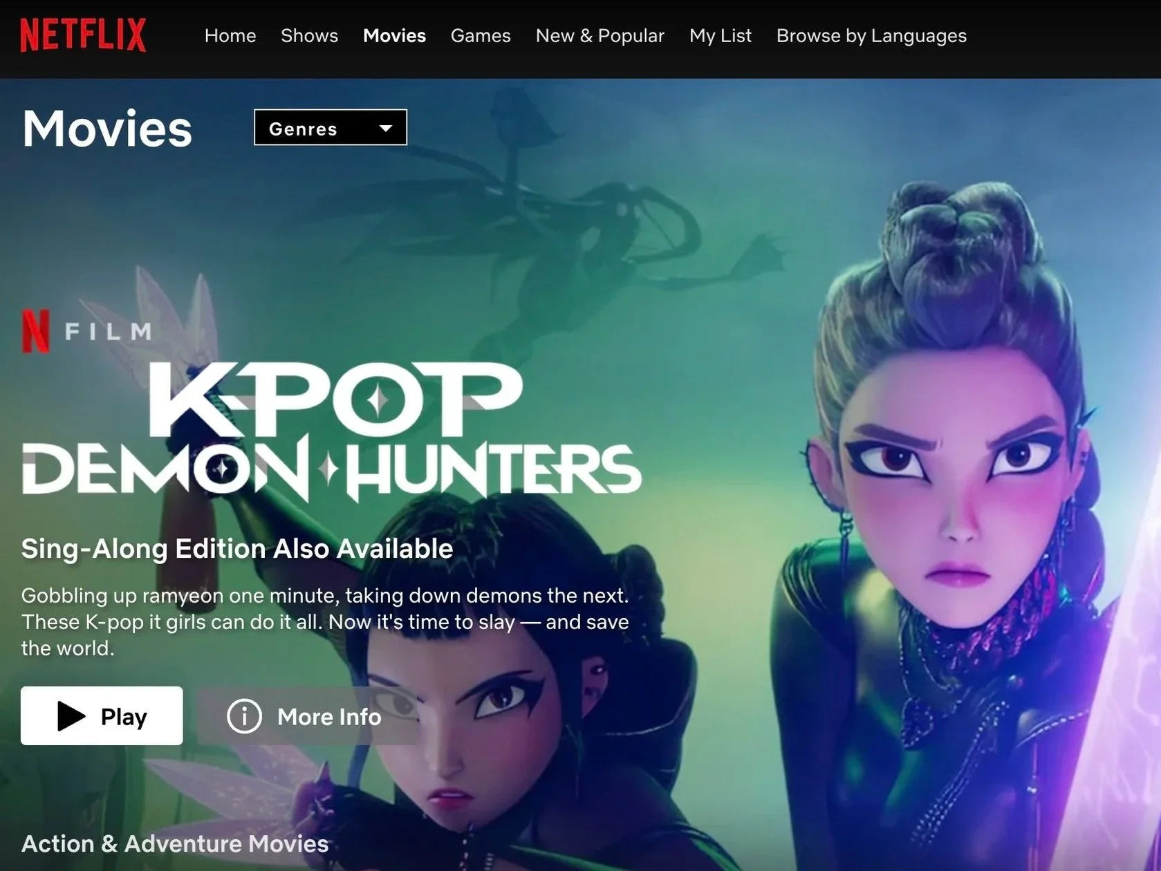 K-Pop Demon Hunters (October 5, 2025)