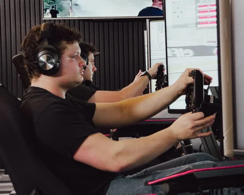 Racing simulator session at Pro Racing Hastings
