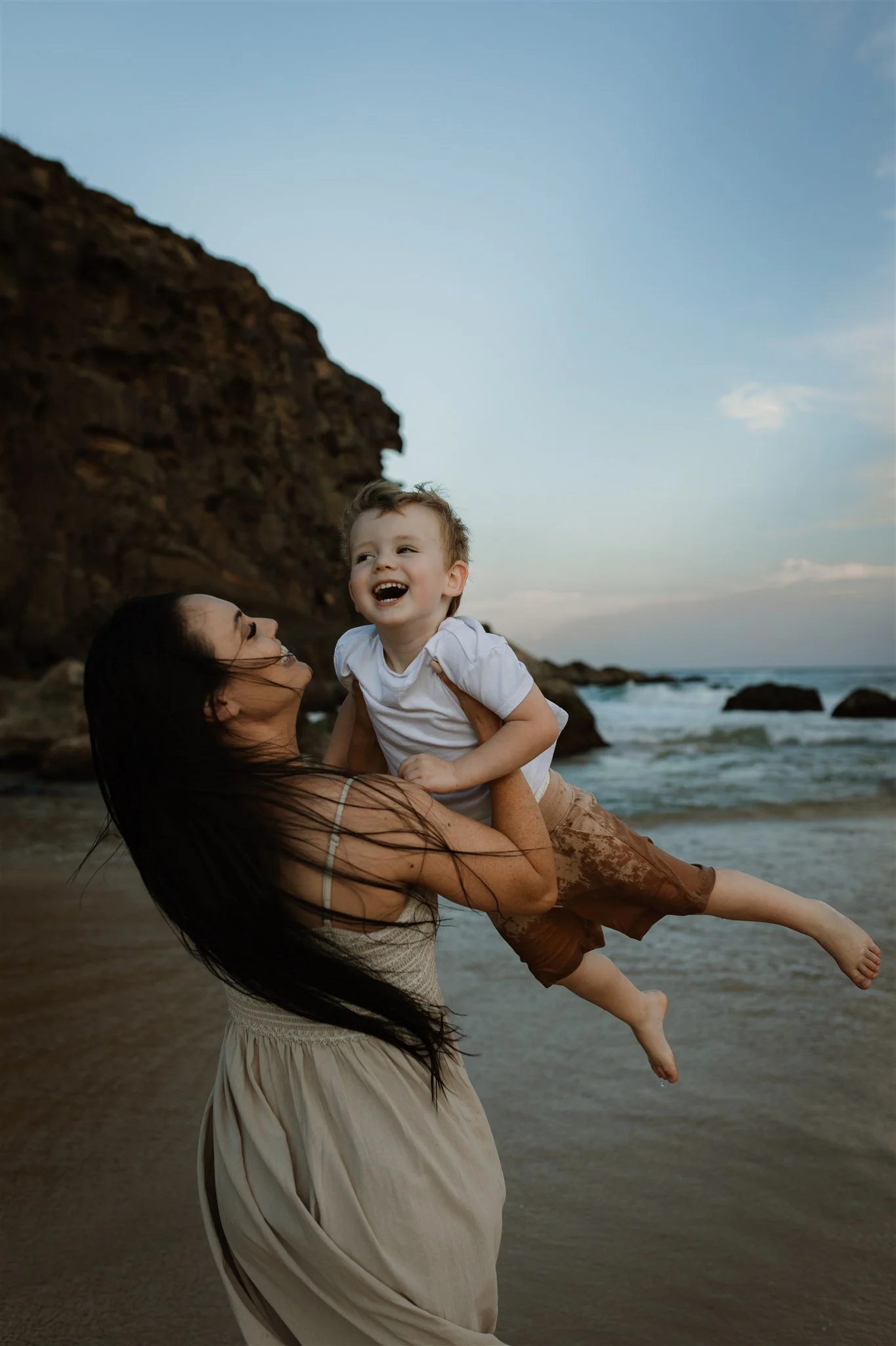 lifestyle beach photography newcastle family
