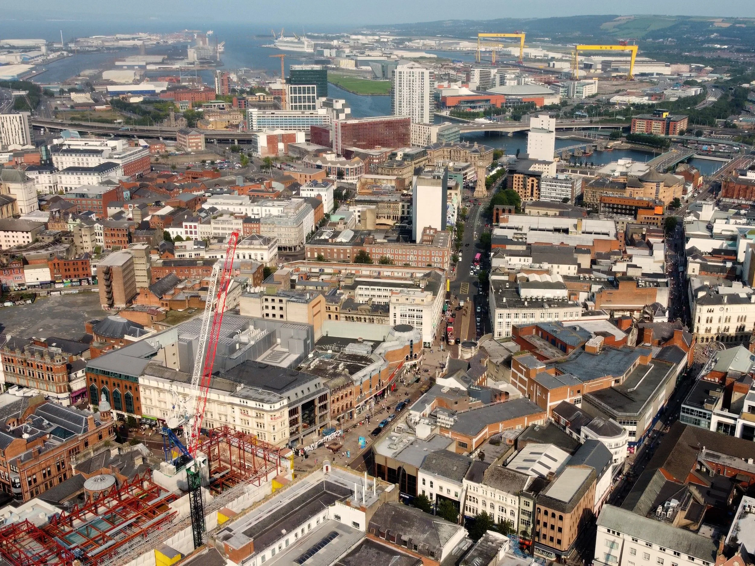 Photo of Belfast from above