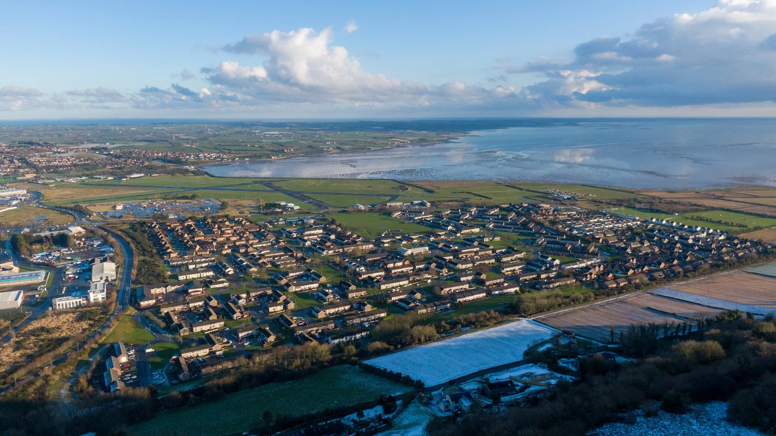 Newtownards from Scrabo Hill