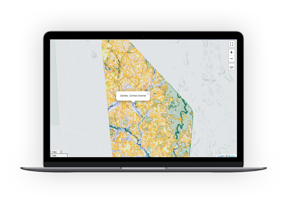 Displaying all land-use classes