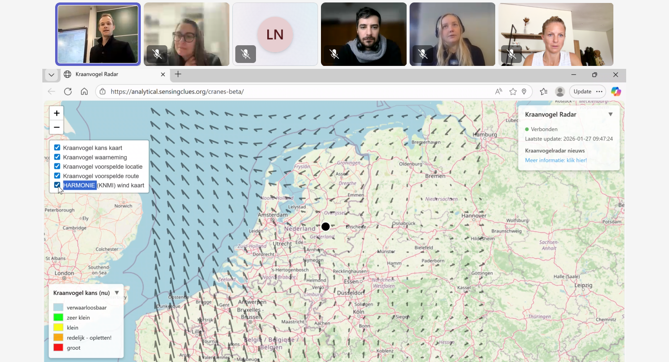Caroline, Alex, Lindy and Rebekka joining online