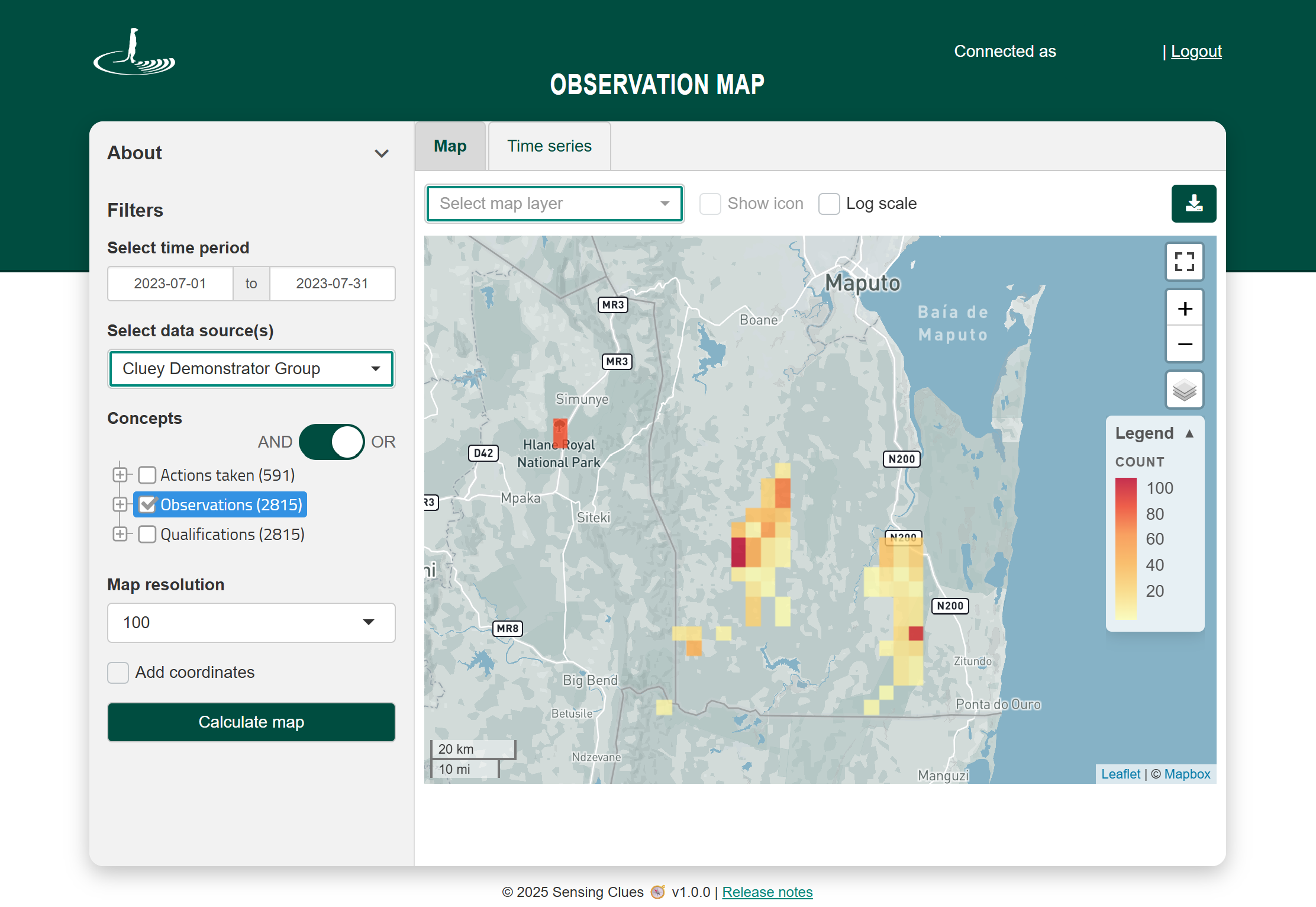 Analytical Toolbox: Observation Heatmap