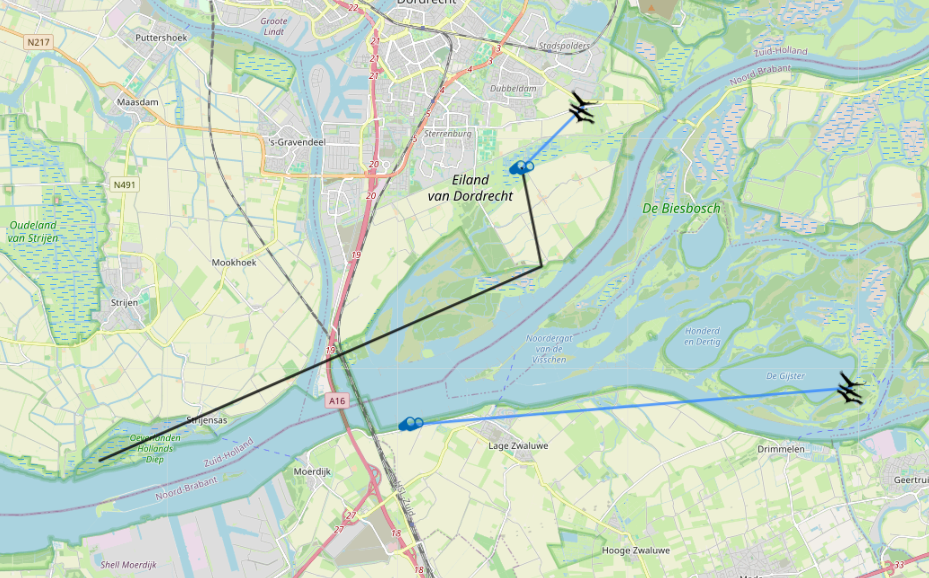 Historical route feature