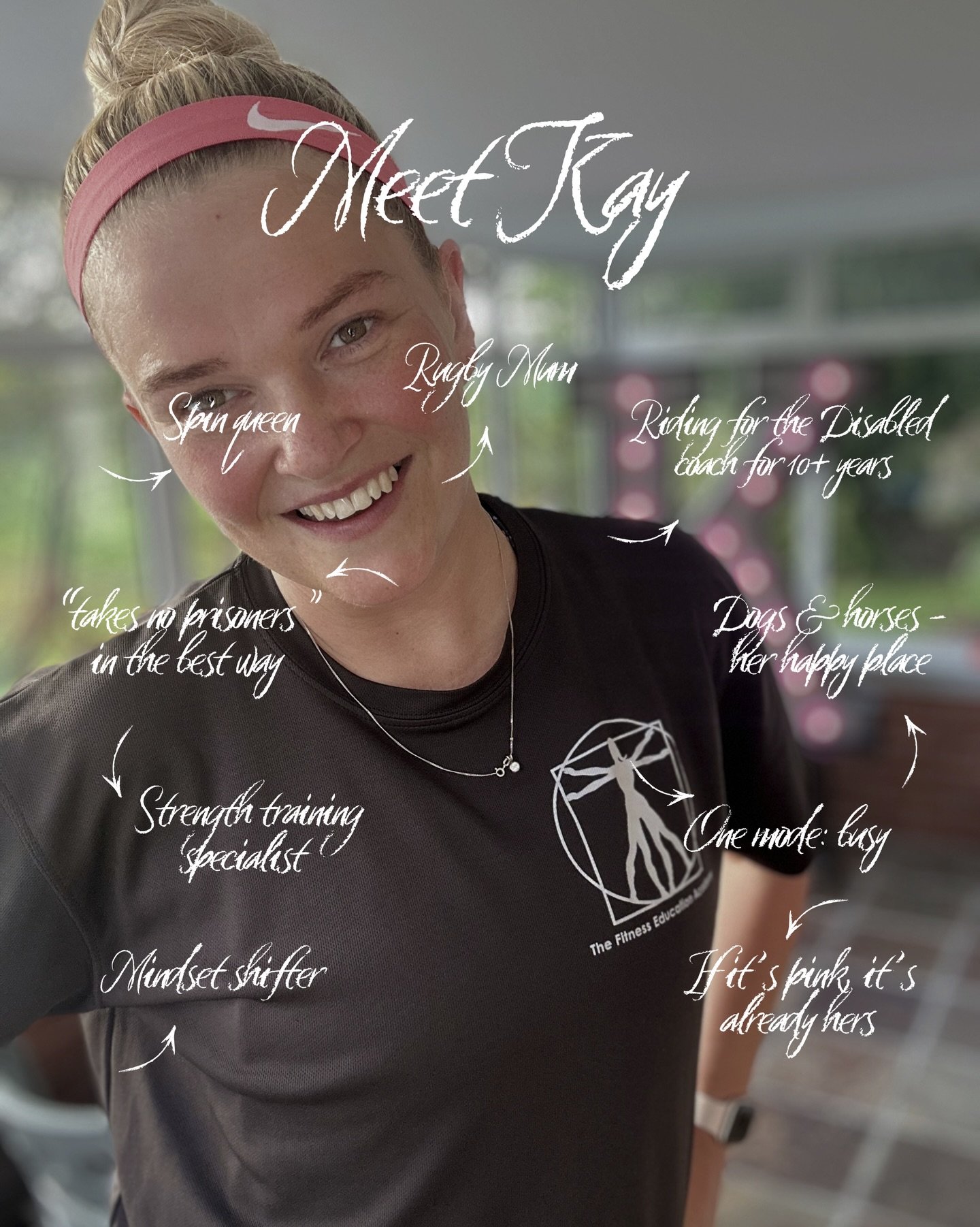Meet Kay - one of the incredible instructors making Club FEA the place to be 💪 She brings the energy, the tunes and zero excuses. Come experience it for yourself this week!

Studio Cycle - Monday 6pm
TRX - Tuesday 5:15pm
Weights Circuit - Tuesday 6p