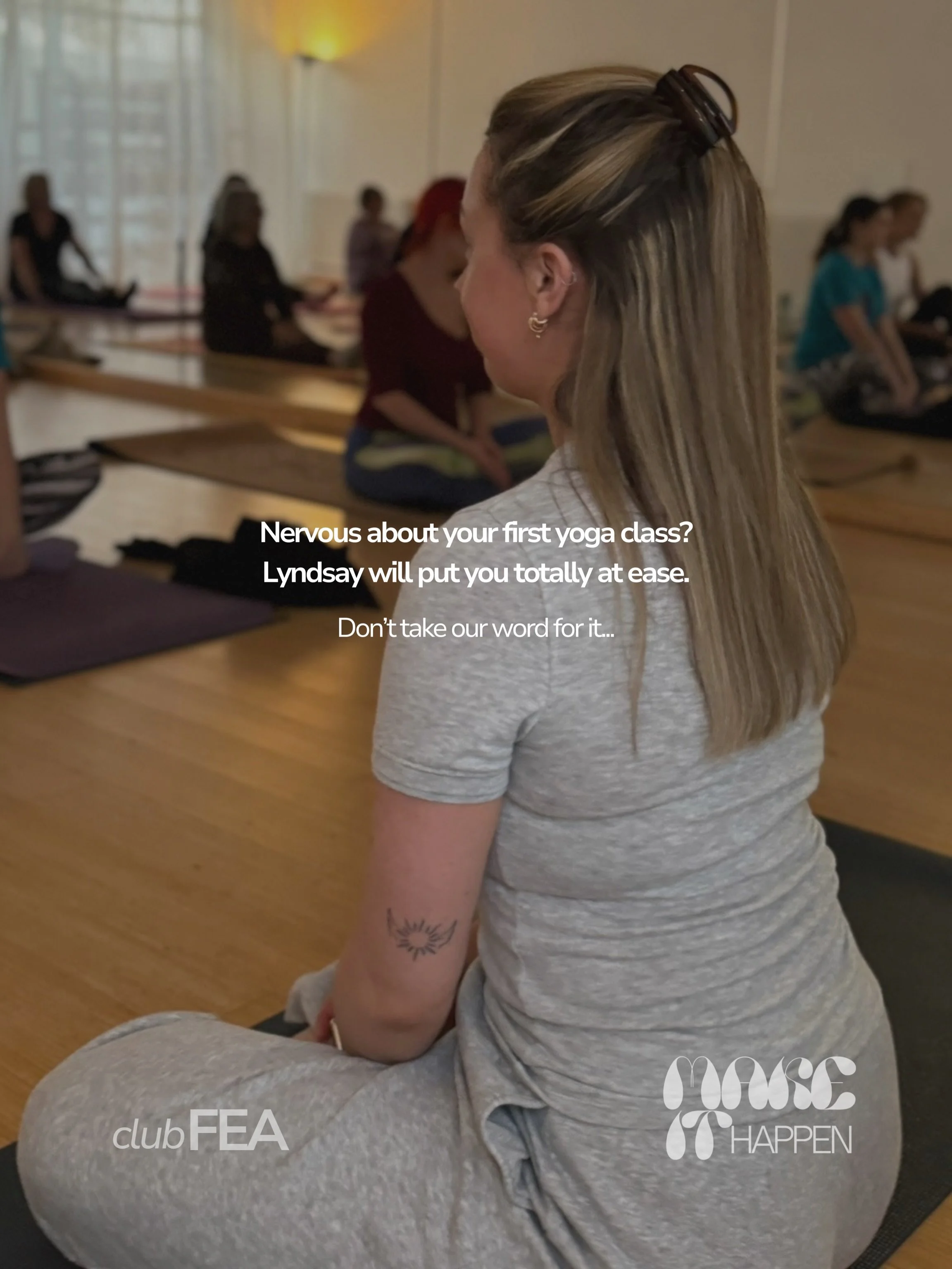 Thinking about trying yoga but not sure where to start? 🧘&zwj;♀️

Lyndsay&rsquo;s class is the kind of place where nerves disappear the moment you walk in. No experience needed. No judgement. Just a really good hour for your body and your mind.

Swi