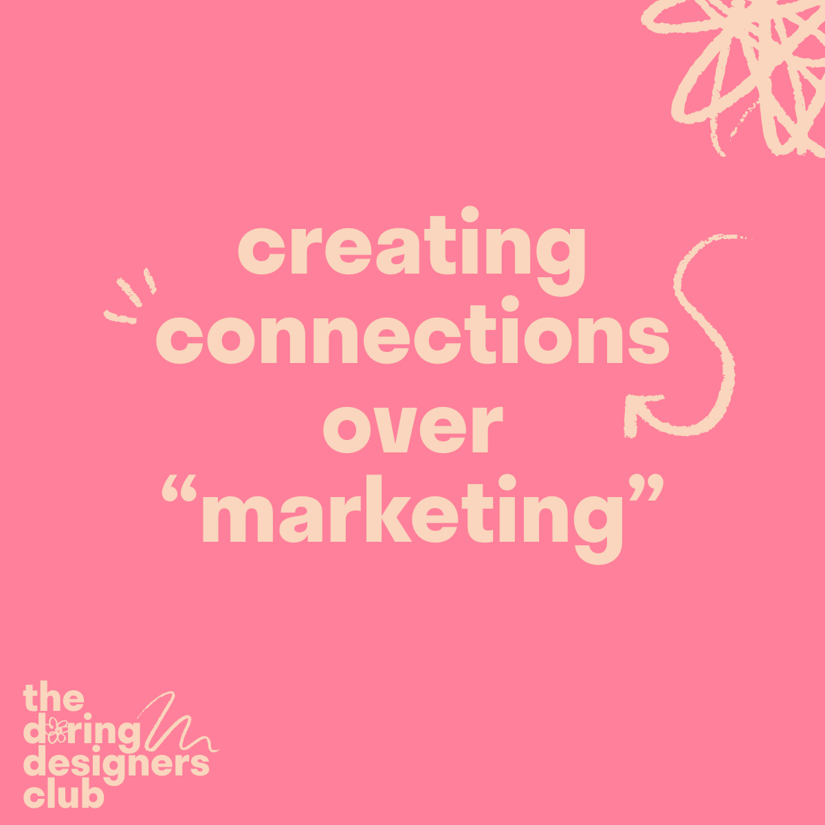 Creating Connections Over Marketing