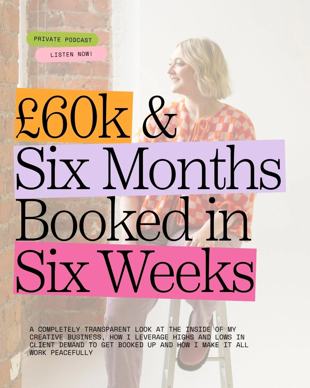 I know what it feels like when business is feeling anything but peaceful 😬

Even when you're booked up with amazing projects and feeling like everything is going well, you're one extra request away from needing a lie down, but the lie down has to wa