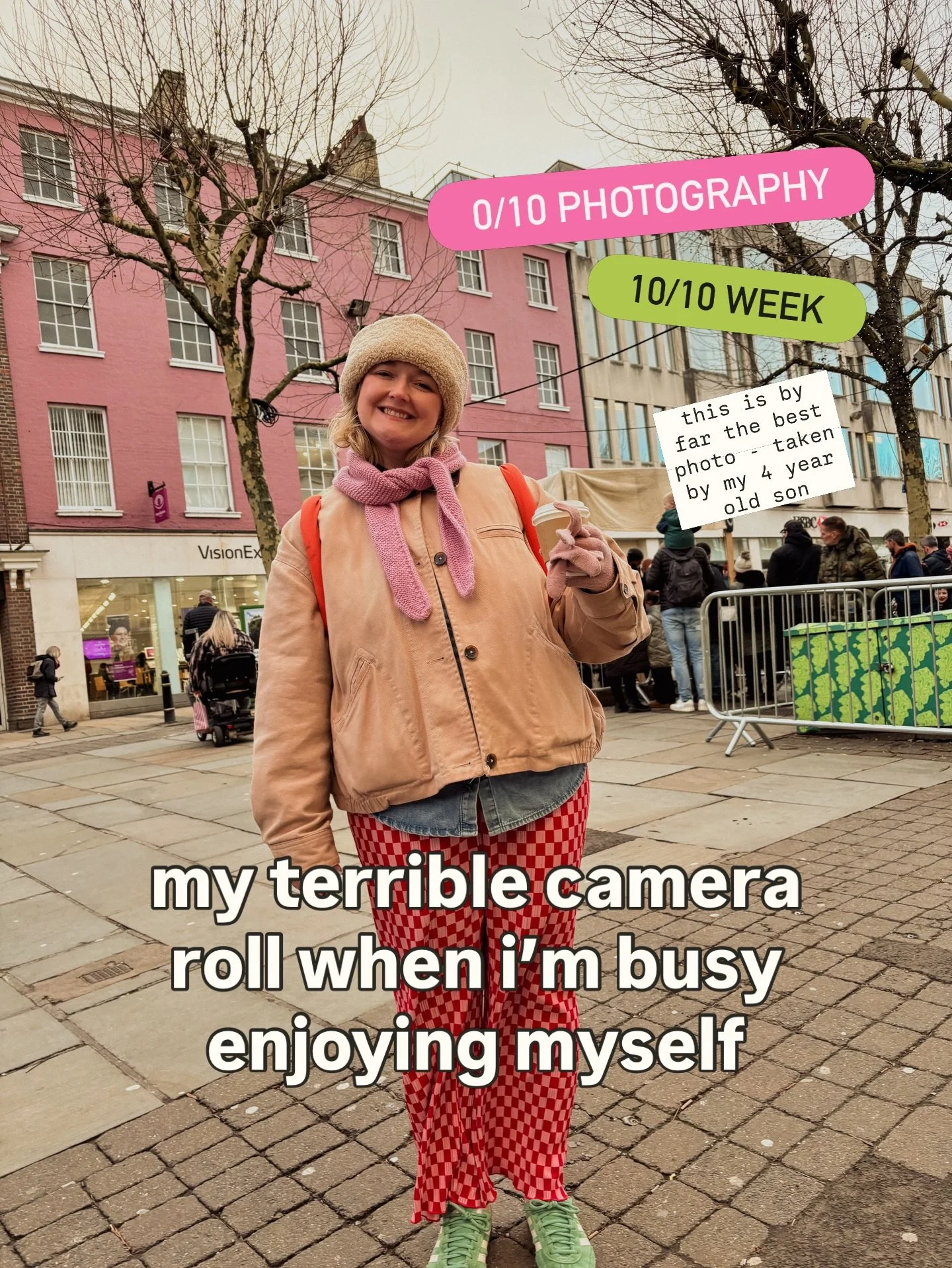 A non-aesthetic half-term photo dump because I am TERRIBLE at documenting my life (apparently my 4 year old is much better than me). And you know what? I don&rsquo;t mind too much 🤷&zwj;♀️

I&rsquo;ve gone through the &ldquo;always on my phone becau