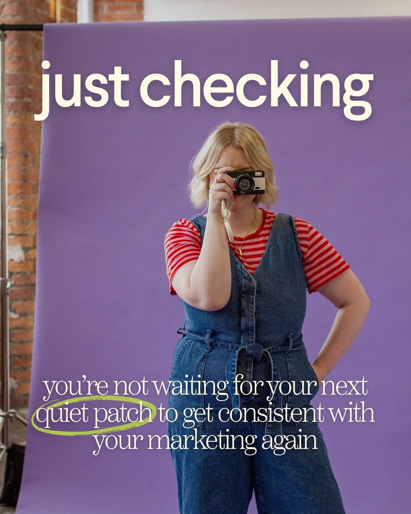 I have a little theory about the feast and famine cycle in creative businesses&hellip; 👀

We're not just falling into the quiet patches. We're accidentally making them necessary for our business to move.

Because when you're so booked and busy with 