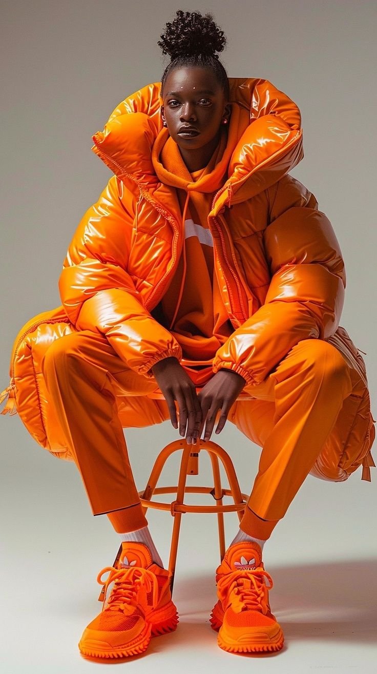 Orange jacket