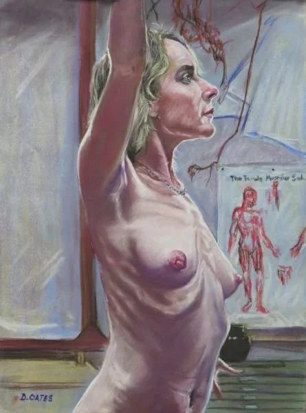 Model in Mass 18" x 24" pastel on paper