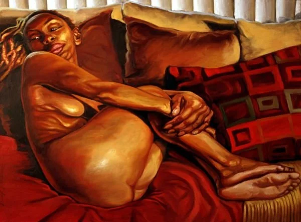 In Red 30" x 40" oil on linen