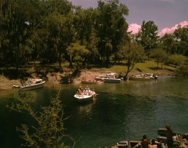 Boating on the Suwanne 1961.jpg