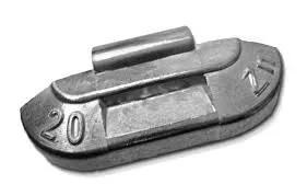 Plomb d'équilibrage jante acier