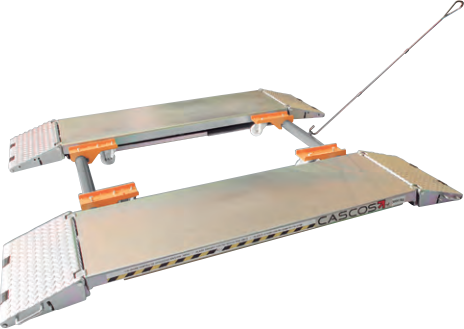 Plateforme de levage inclinable en métal avec câble électrique