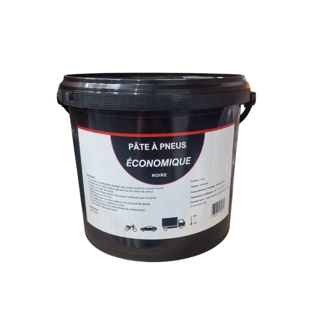Pâte à Pneu Noire Économique