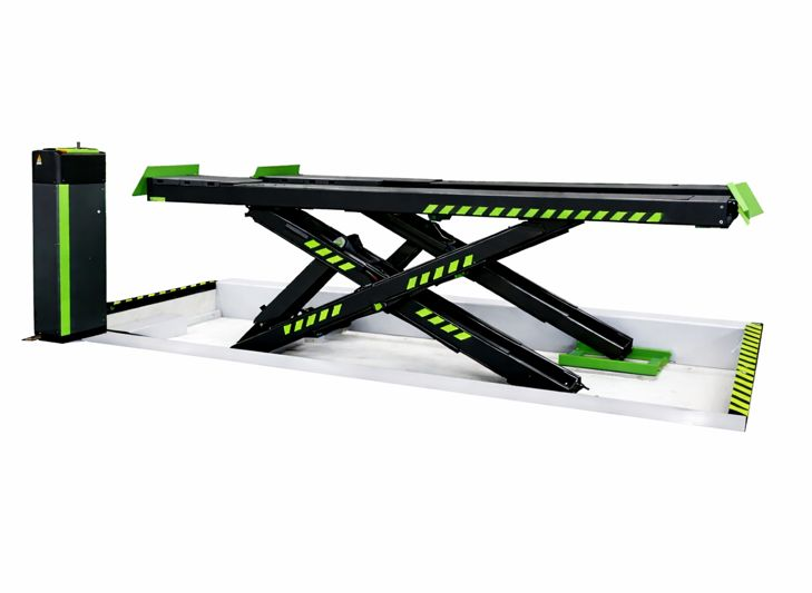 Un système de test pour voiture à suspension rétractable avec un contrôle électronique