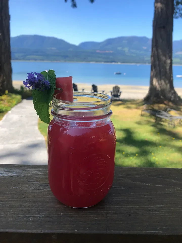 Watermelon Mint Lavender Iced Tea
