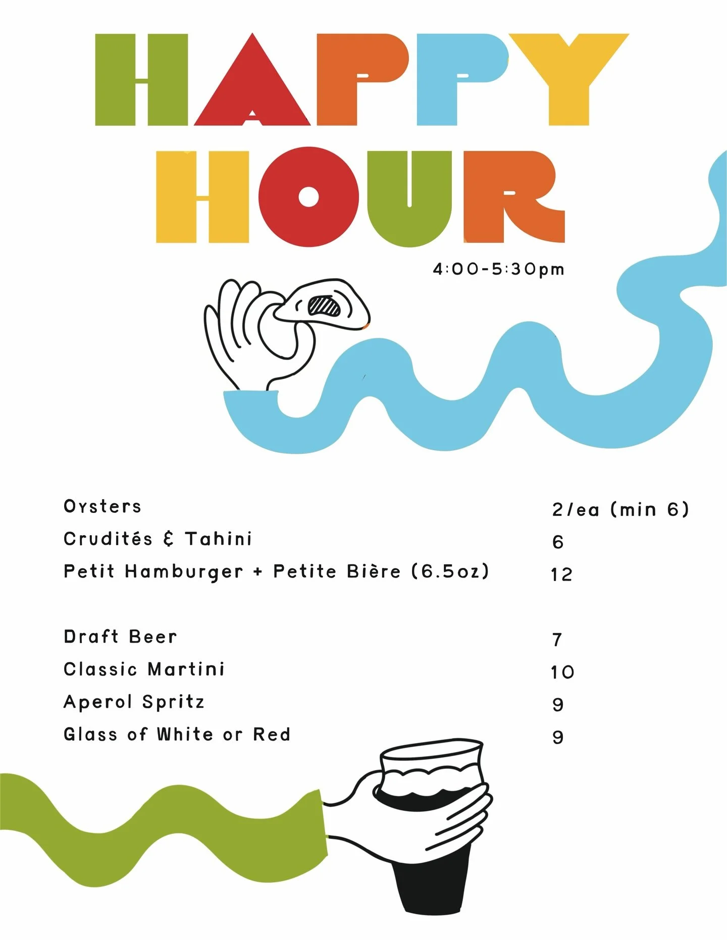 Check out our lovely little Spring Happy Hour menu! A little lighter, a little brighter to match the sunshine. 

Available Wednesday-Friday from 4:00-5:30pm. 

#greycounty #oysters #ontariocraftbeer