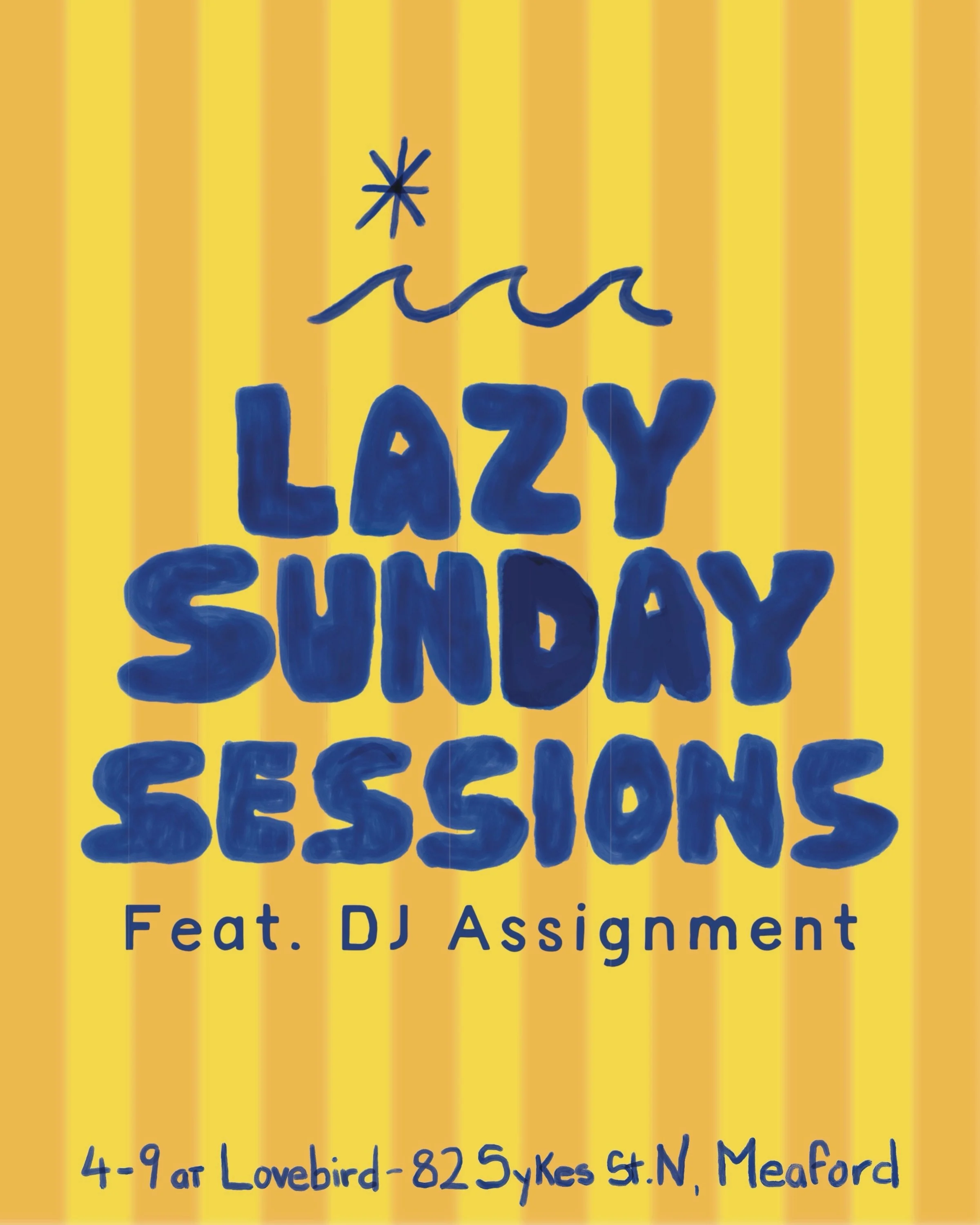 You know what the perfect Summer Sunday looks like? Sun on your skin by the Meaford shoreline, wine beside the water and walking over to Lovebird to dry off and catch a set by @assignmenttv where you&rsquo;ll be greeted with an Aperol Spritz or the c