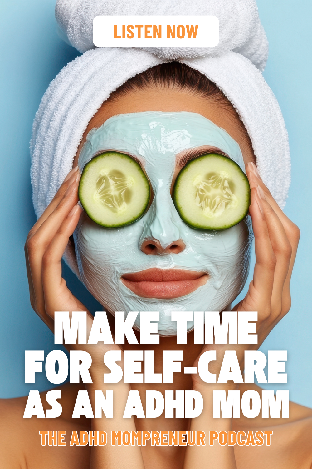 Image of mom making time for self care.