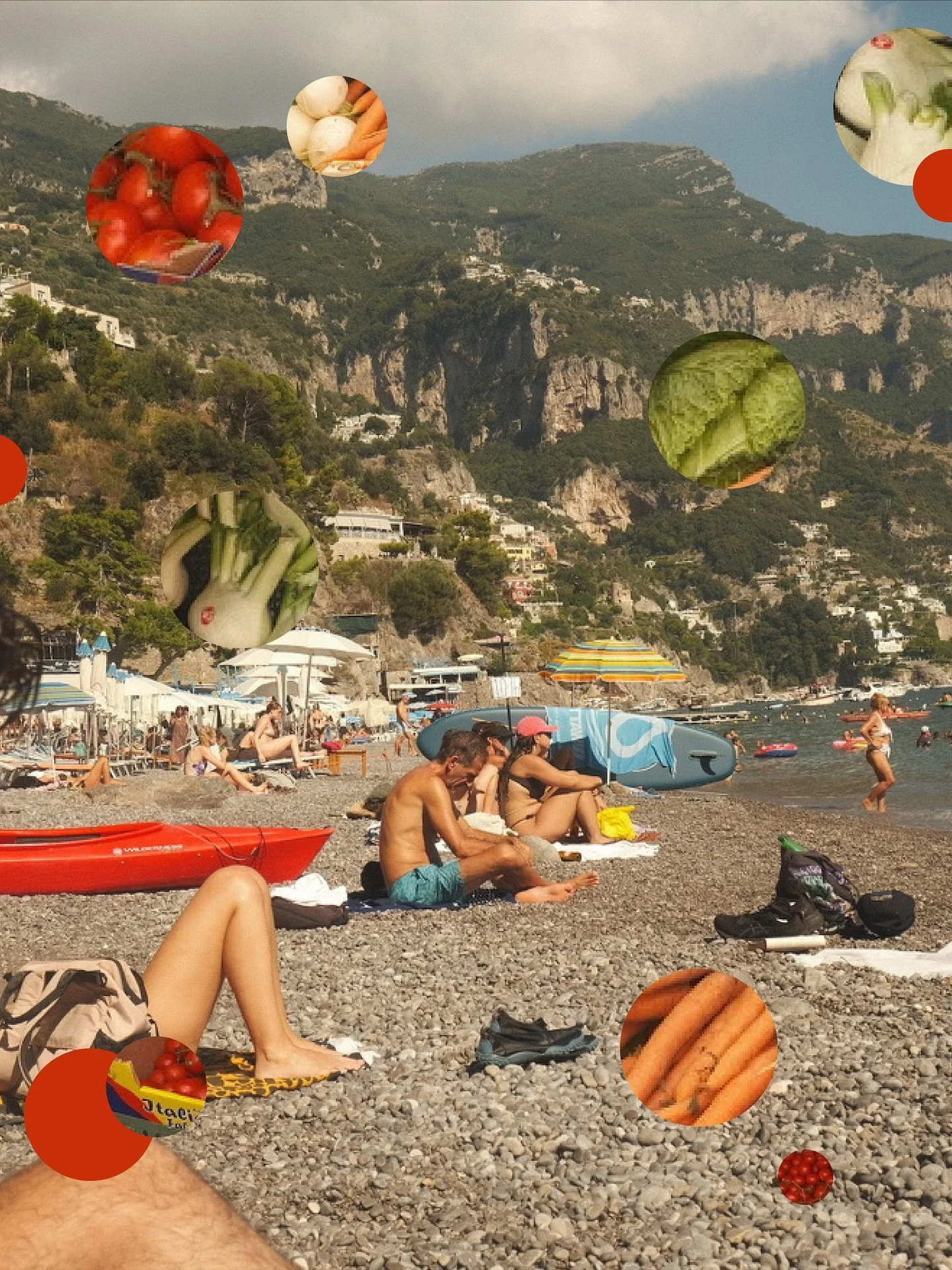 Loving these colors and missing the beach 🍅☀️