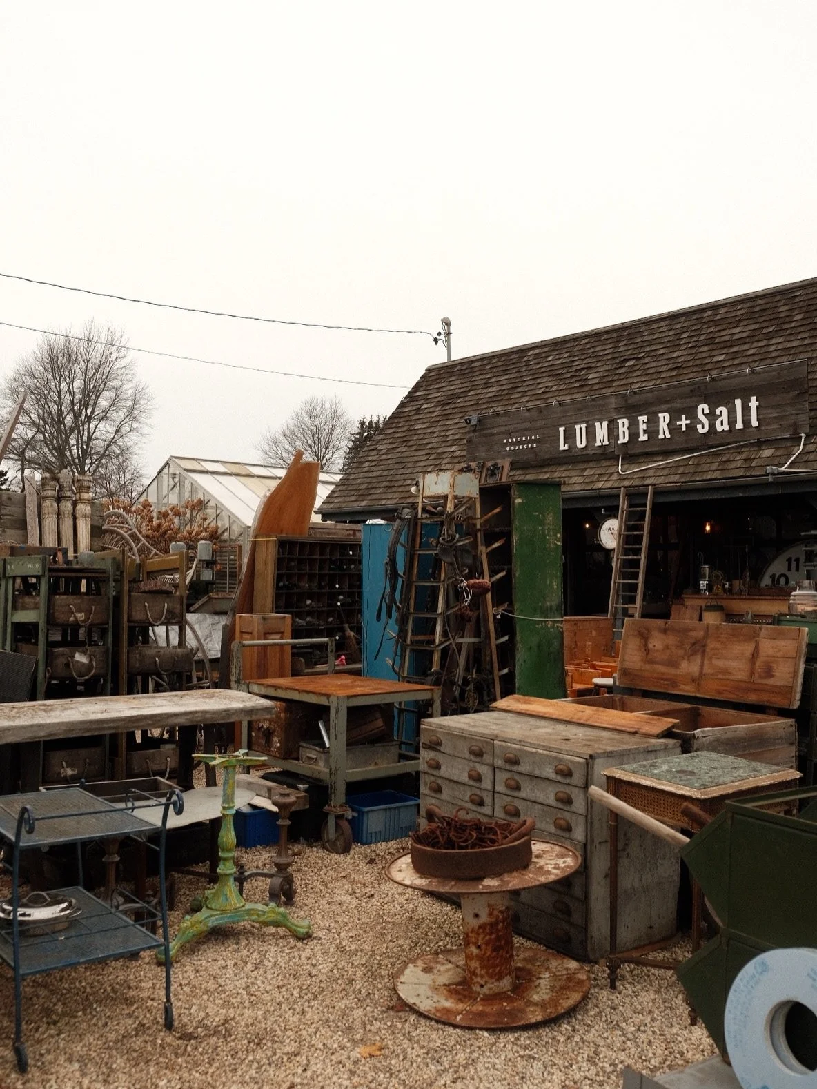 So much to see at @lumberandsalt 🤍 spent a morning last week shooting around and sipping on coffee