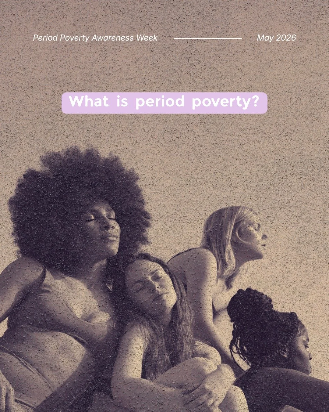 Period Poverty Awareness Week is a reminder that periods are not a luxury and access to menstrual products is a basic necessity!! Period!!

Too many people are still forced to choose between period products and essentials like food, rent, or transpor