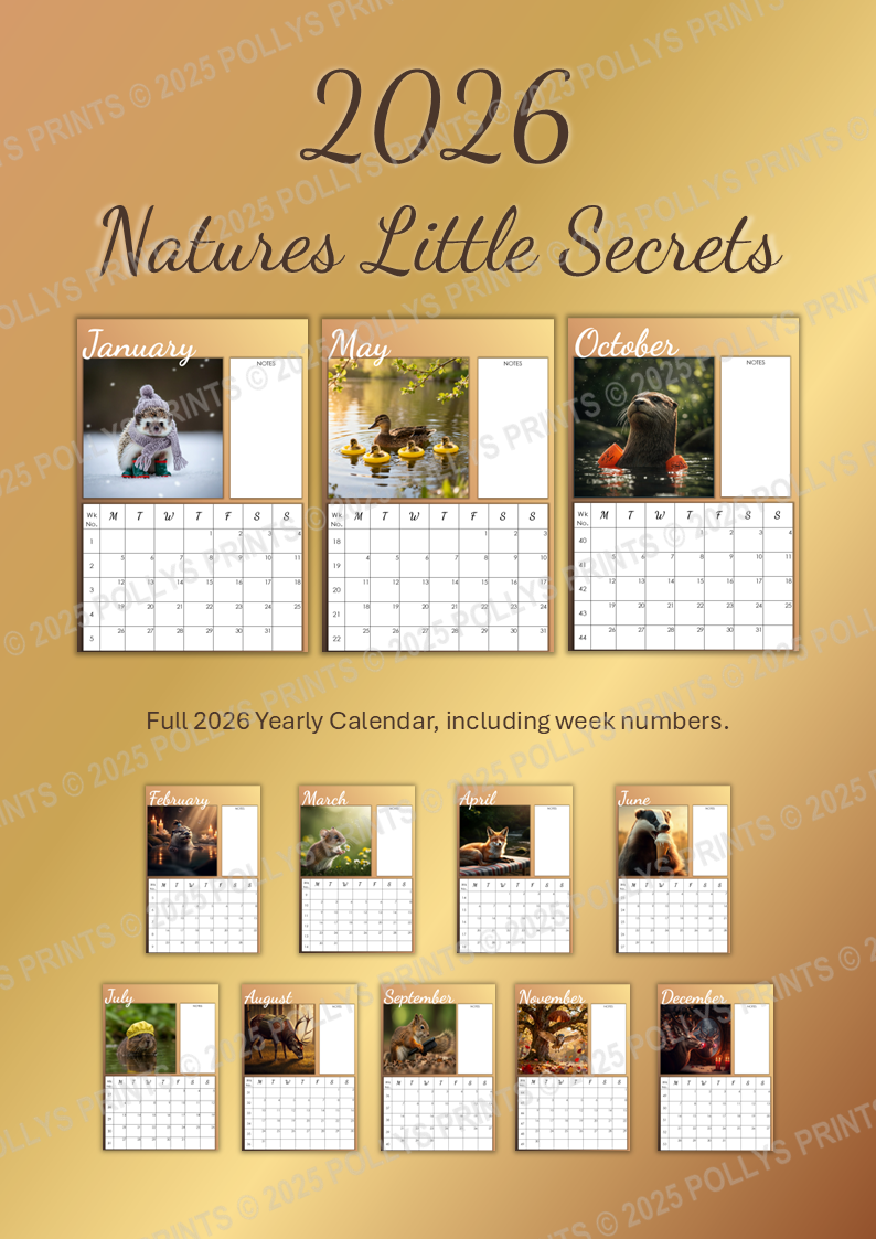 2026 Calendar - Natures Little Secrets