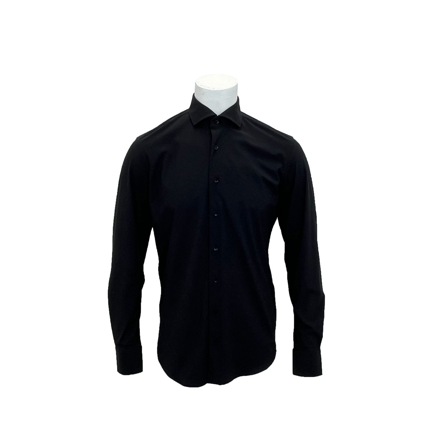 KAJA OPEN COLLAR S/S WA-RK SHIRT BLACK 2（KAJA OPEN COLLAR S/S WA 