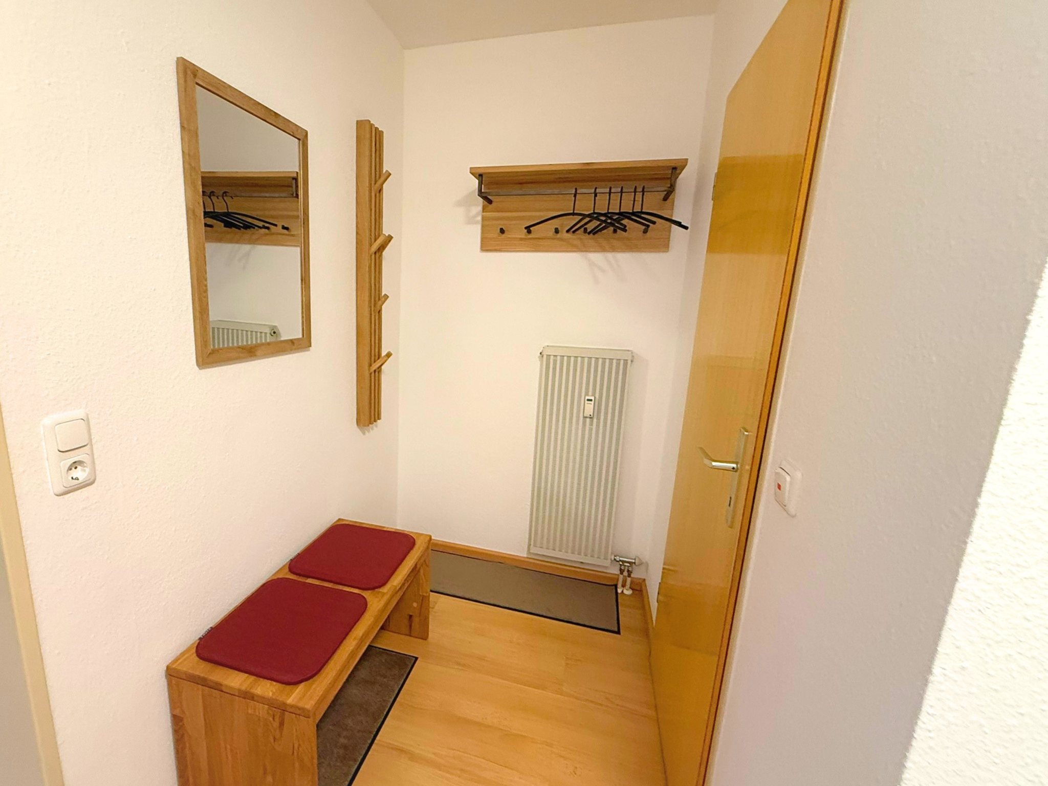 Garderobe im Eingangsbereich