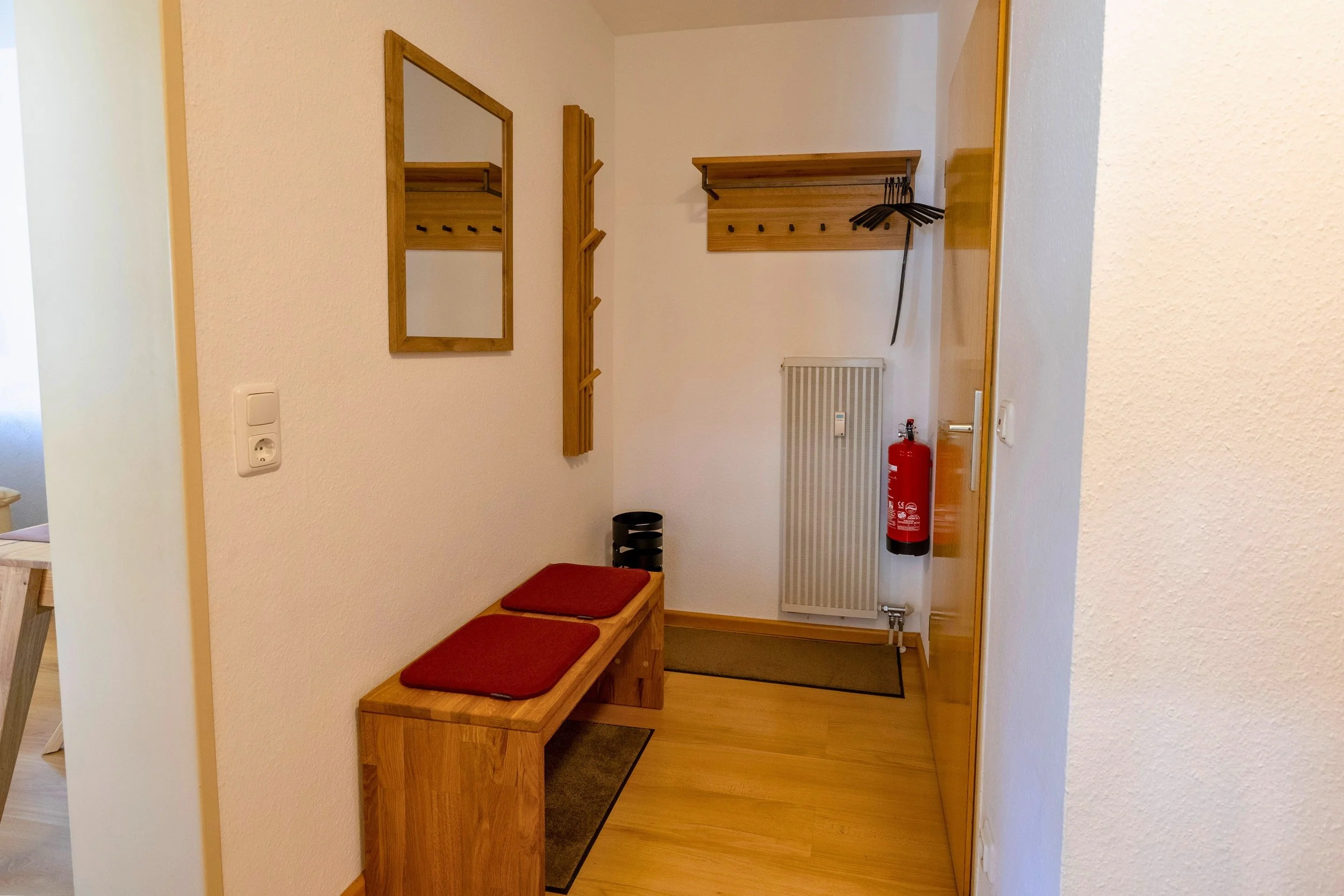 Garderobe im Eingangsbereich