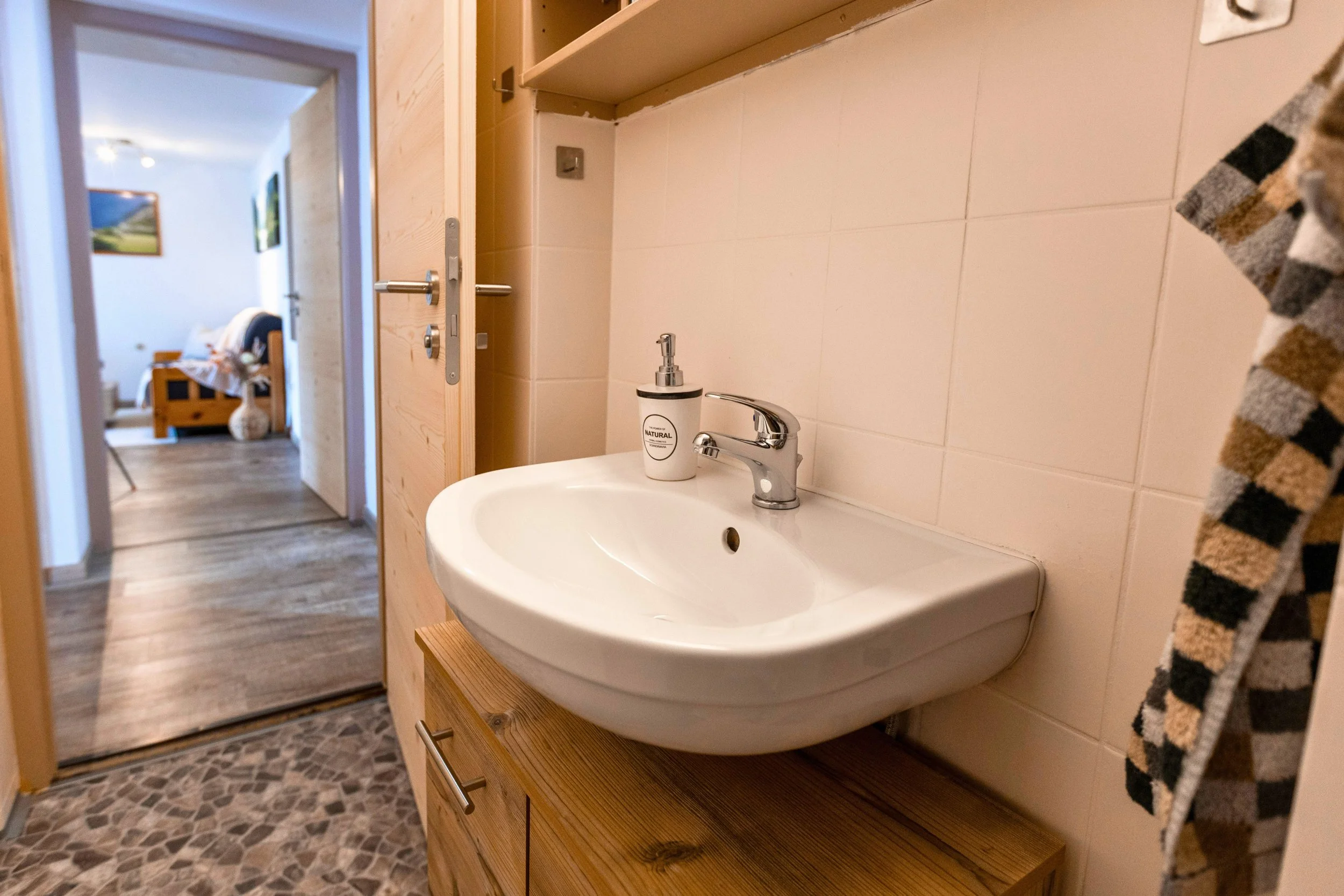 Waschbecken im Badezimmer