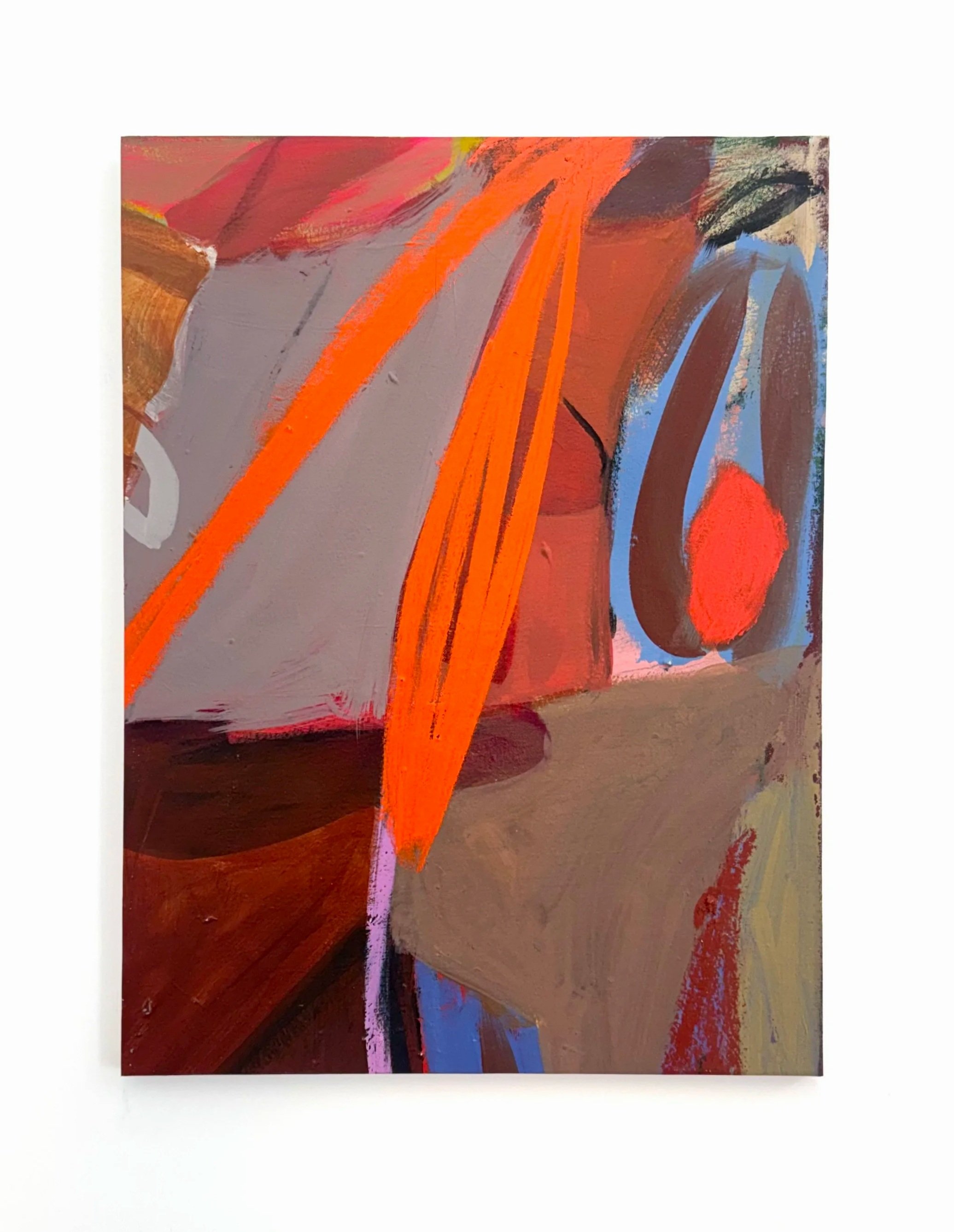 Untitled 1, 24"x18", acrylic, oil, gouache on canvas, 2026