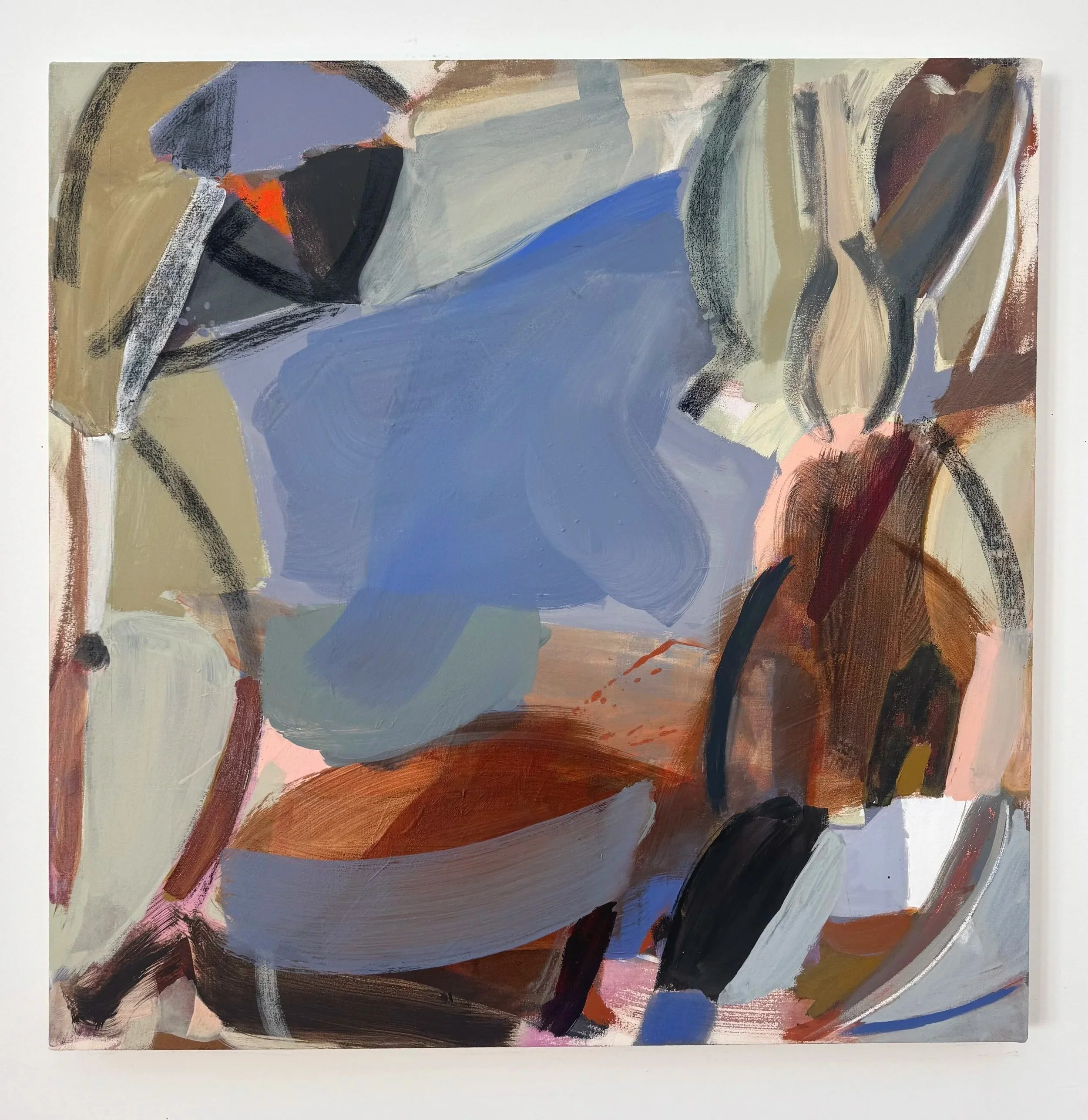 36"x36", acrylic, gouache, charcoal, oil, pastel on canvas, 2026