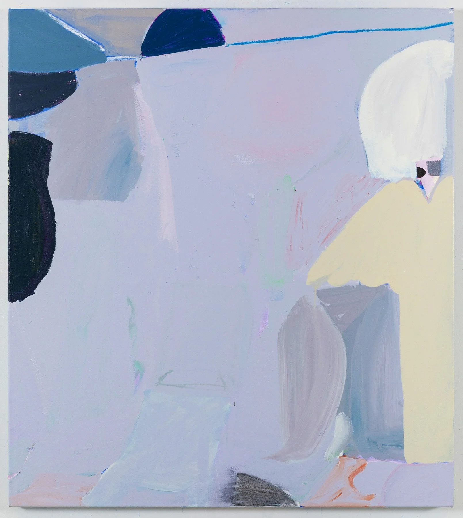 Goodbye Angel, 47"x42", acrylic, oil on canvas, 2023