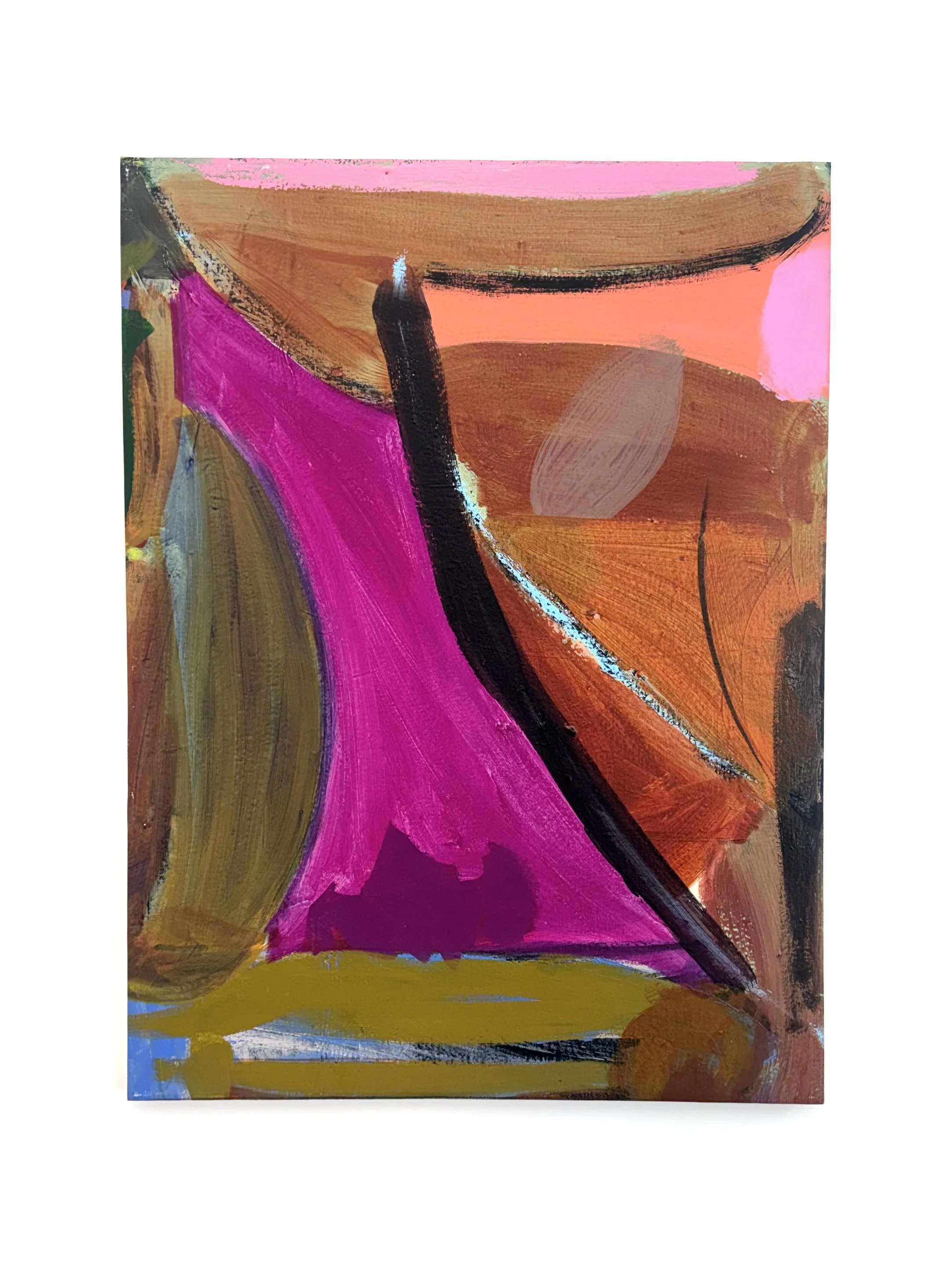 Untitled 2, 24"x18", acrylic, oil, gouache on canvas, 2026 