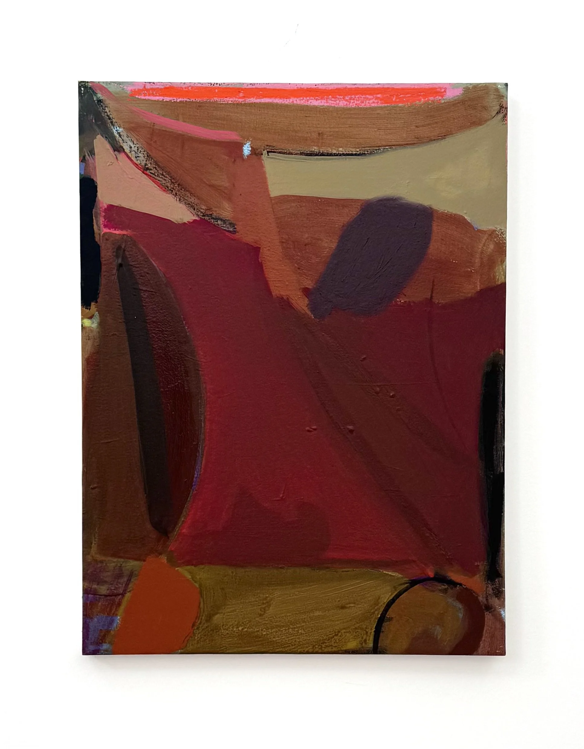 Untitled 2, 24"x18", acrylic, oil, charcoal, gouache on canvas, 2026
