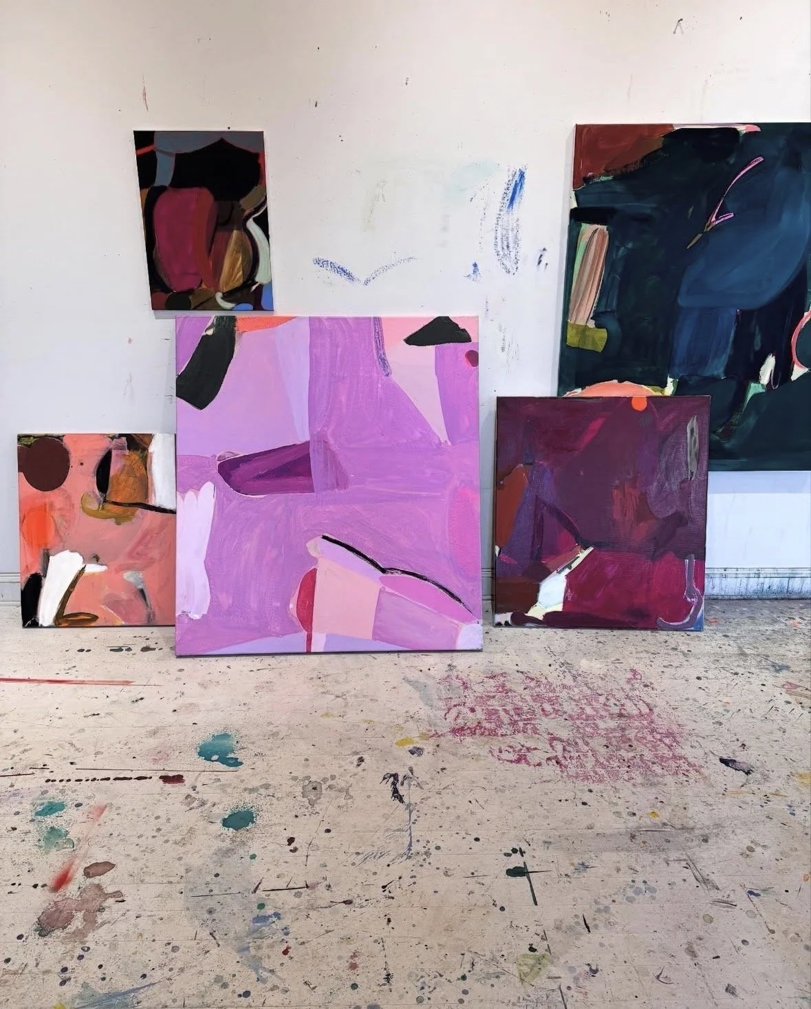 Works in studio