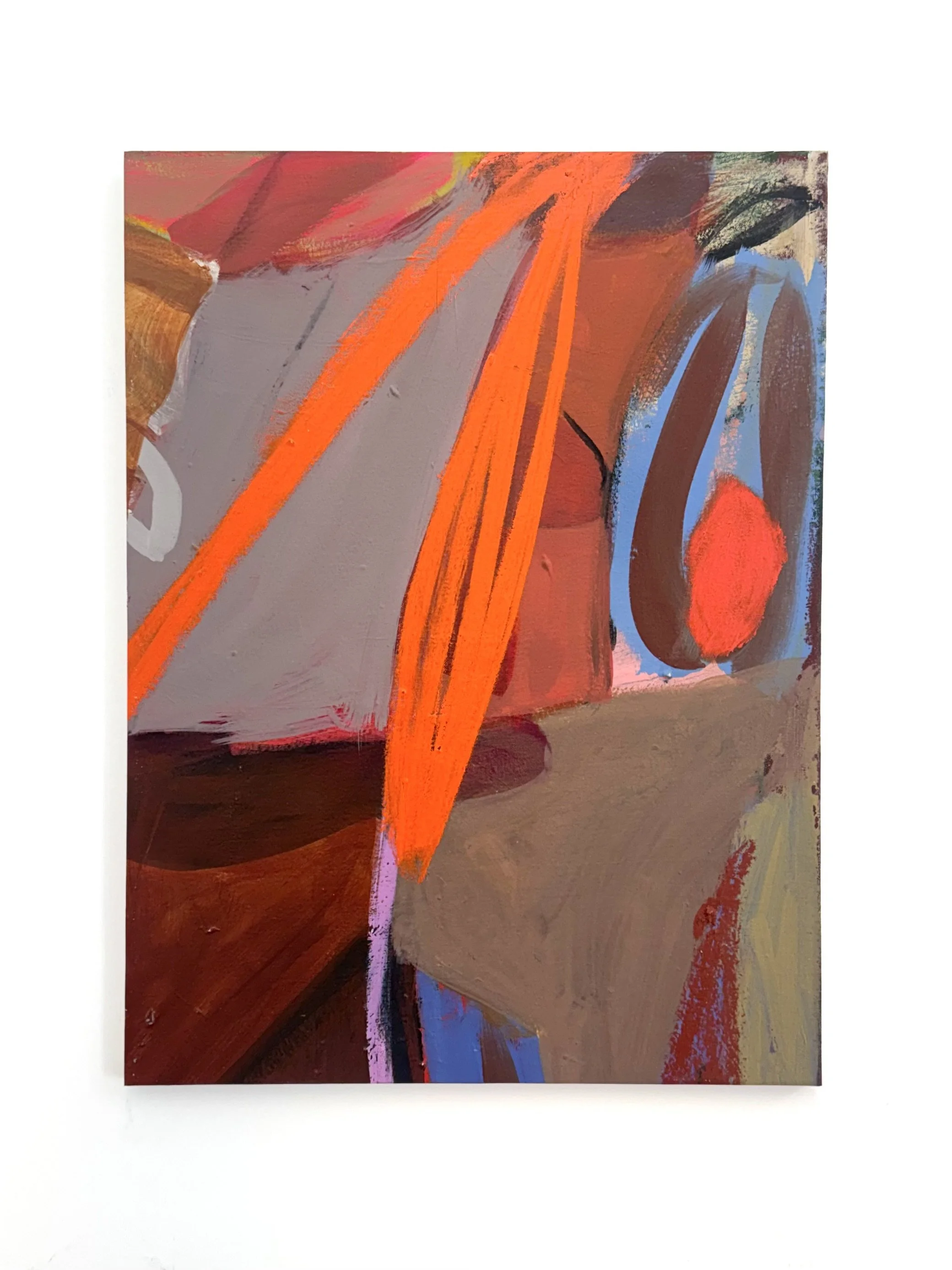 Untitled 1, 24"x18", acrylic, oil, gouache on canvas, 2026