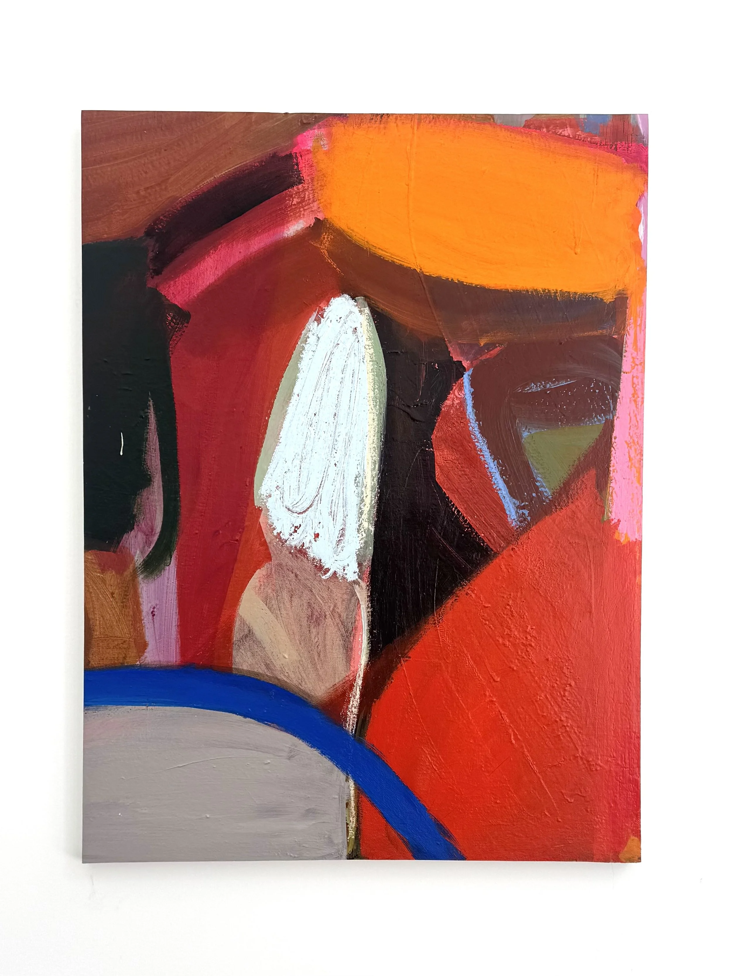 Untitled 4, 24"x18", acrylic, oil, gouache on canvas, 2026