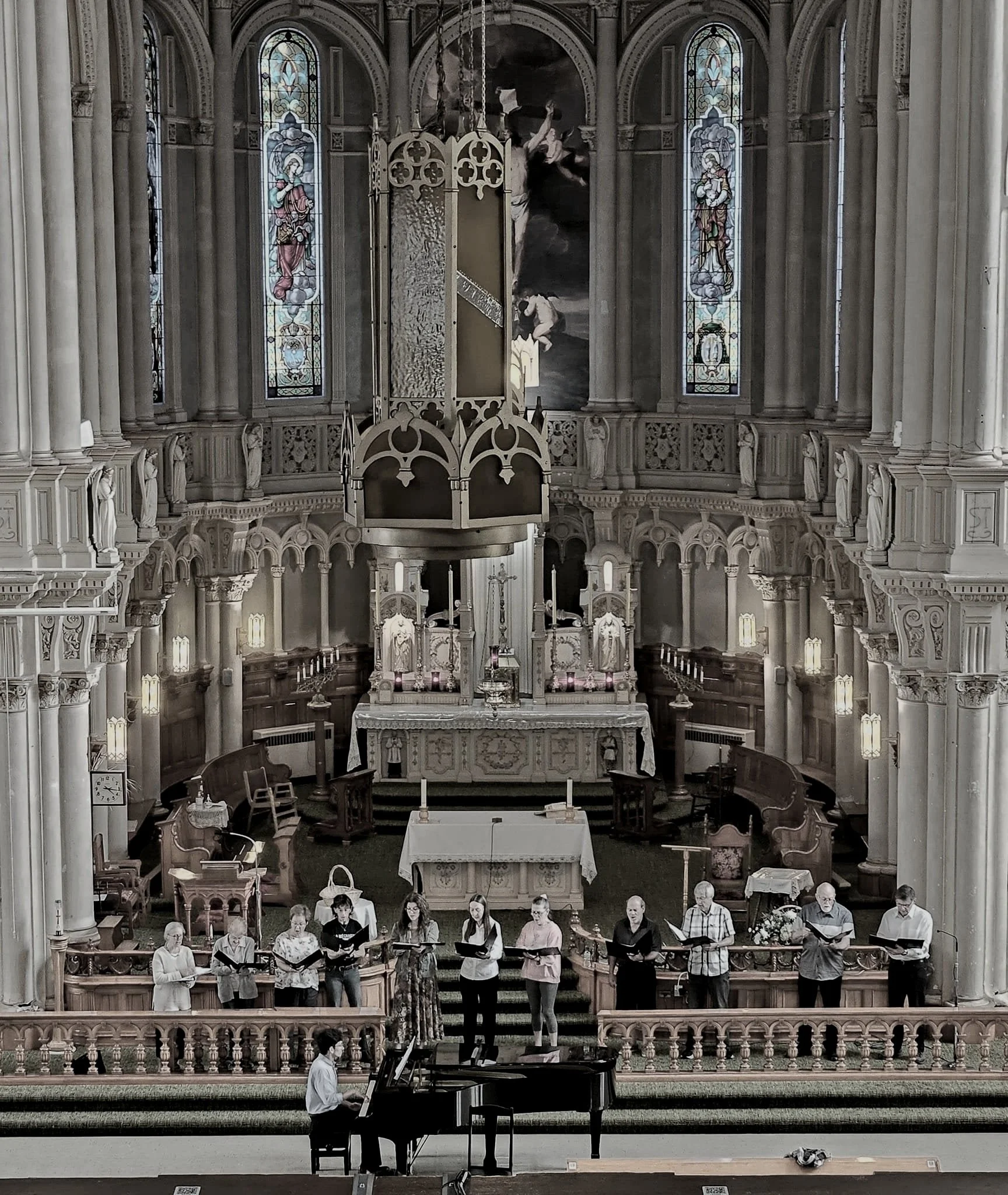 Bach et les compositeurs français, orgue, chorale, piano, guitare, cordes
